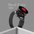 HiFuture Aura 2 Woman Bluetooth 5.3 Smart Watch, 1.32" Amoled display, IP68 Waterproof, 270mAh battery, provides up to 7 days, over 100 sports modes, Heart rate & Sleep Monitoring - Black